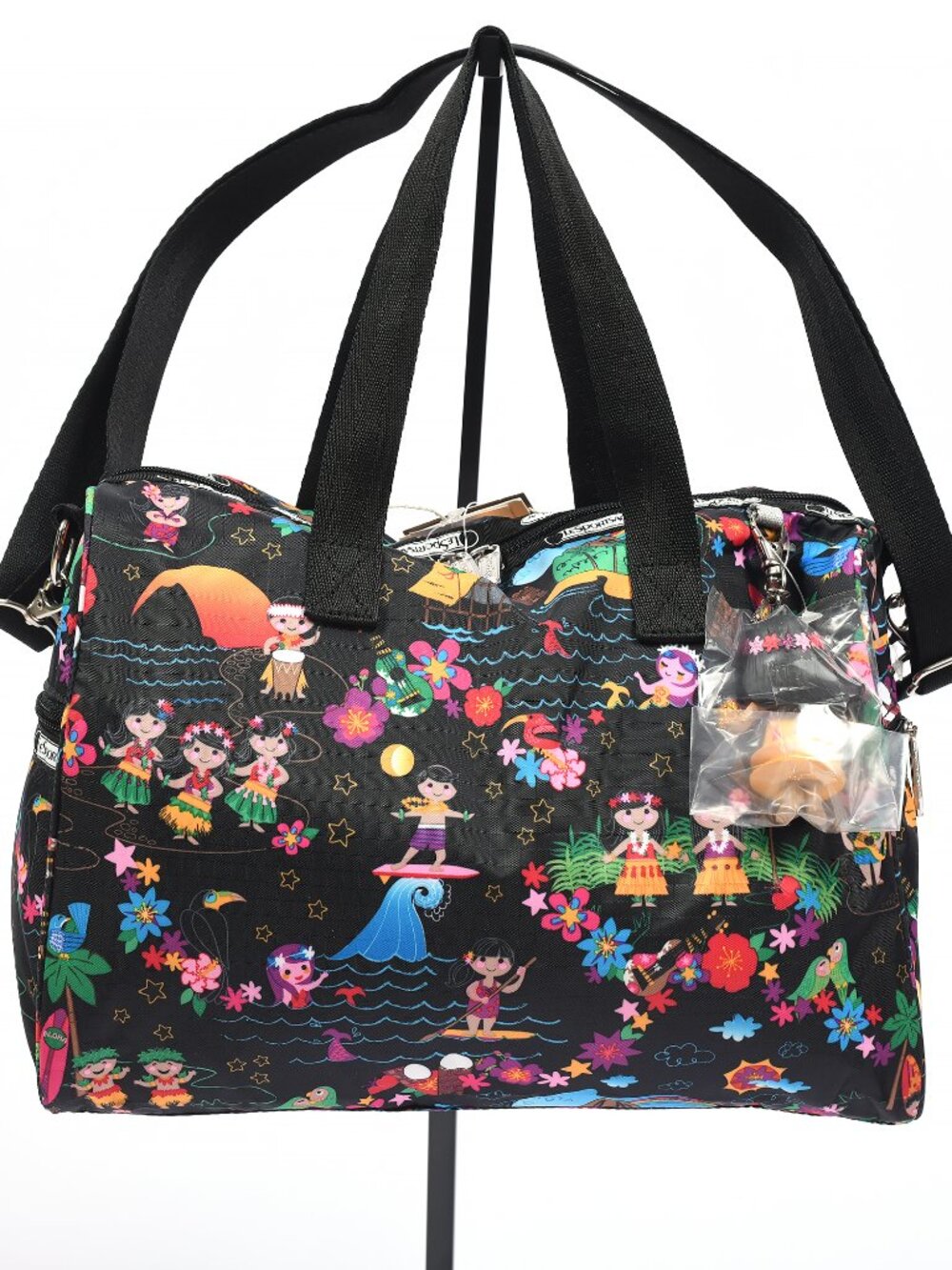 LeSportsac Disney It’s a Small World Melanie Bag Polynesian Paradise NWT Charm